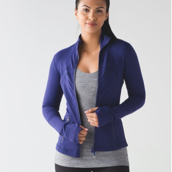Lululemon Define Jacket Emperor Blue, Size 6